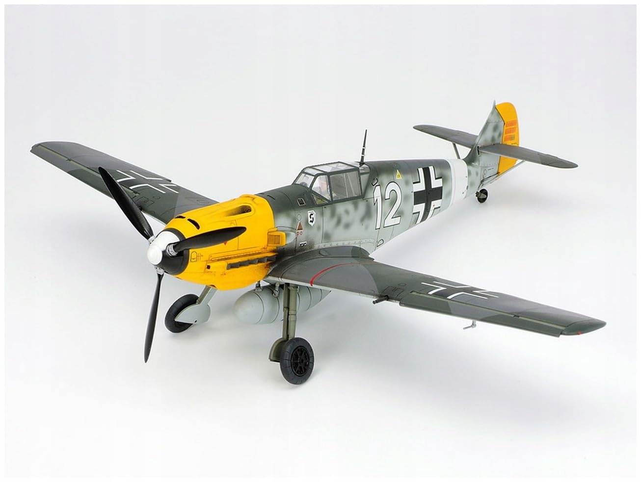 Messerschmitt BF109E-4/7 Trop z druhé světové války Model letadla