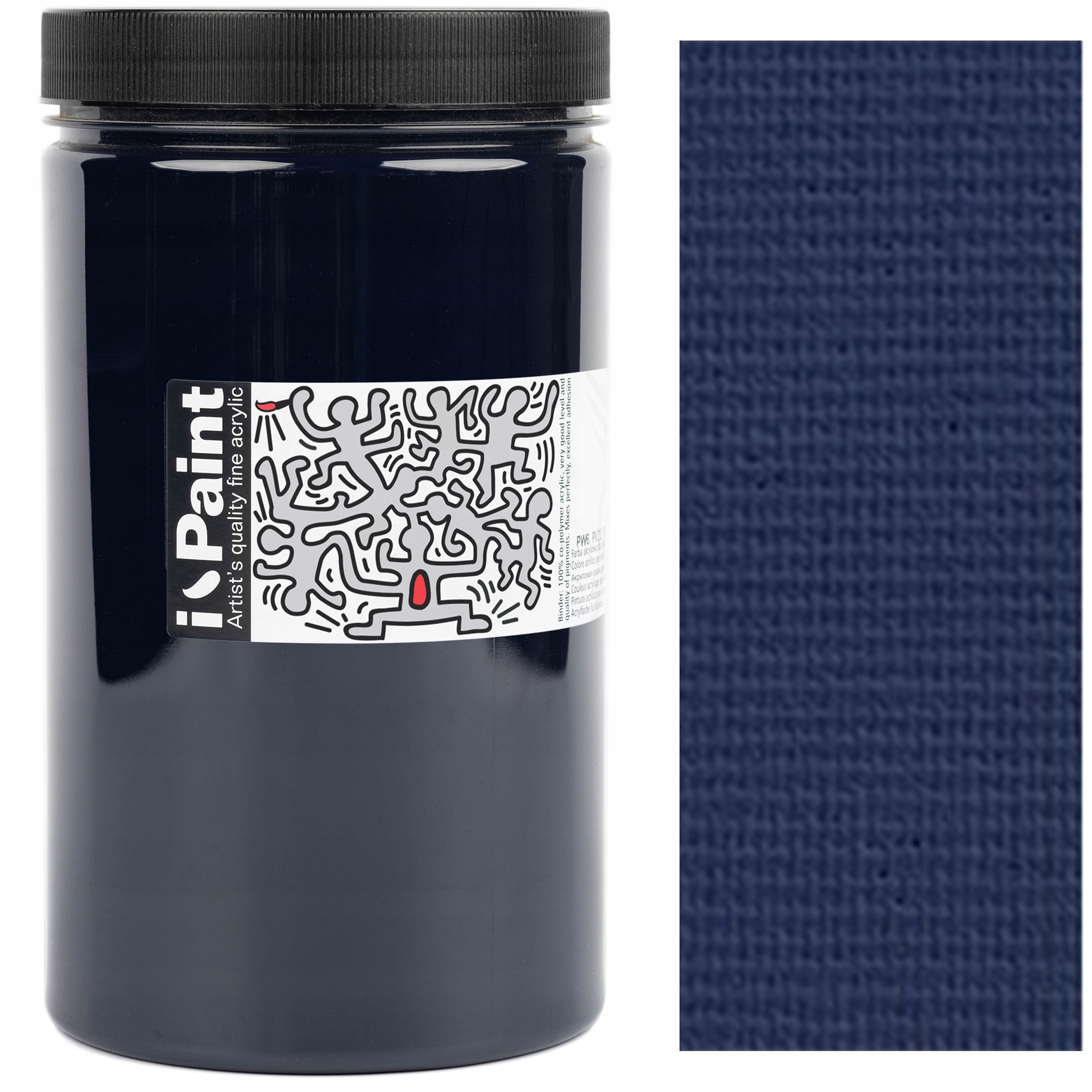 Barva Akrylová modrá tmavě modrá Renesans Ipaint 1200 Ml 11 Světle Modrá Pruská