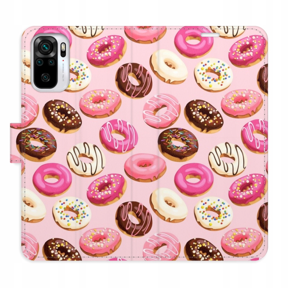Etui z klapką iSaprio Donuts Pattern 03 do Xiaomi Redmi Note 10 Note