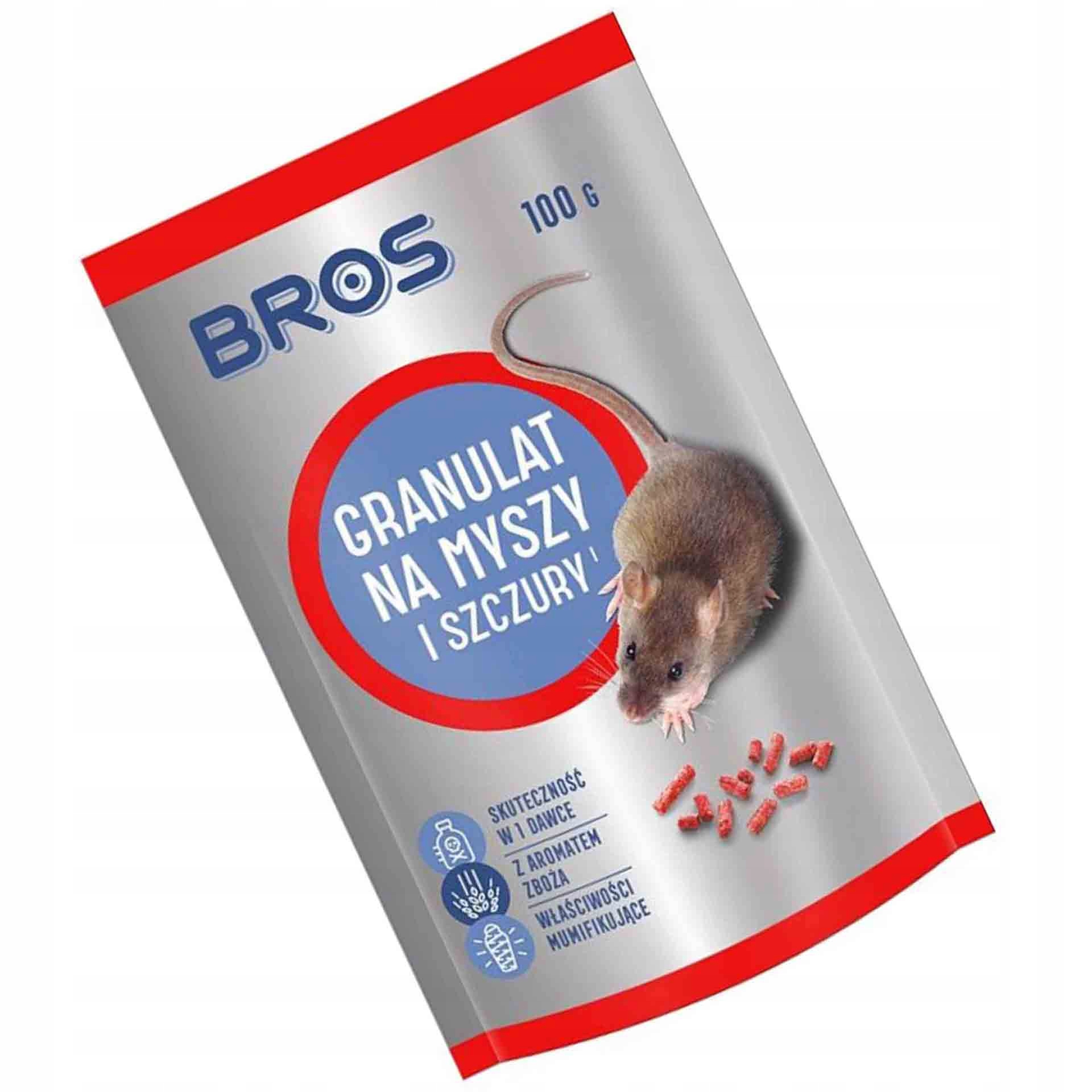 

Bros Granulat Na Myszy I Szczury 100 g doypack