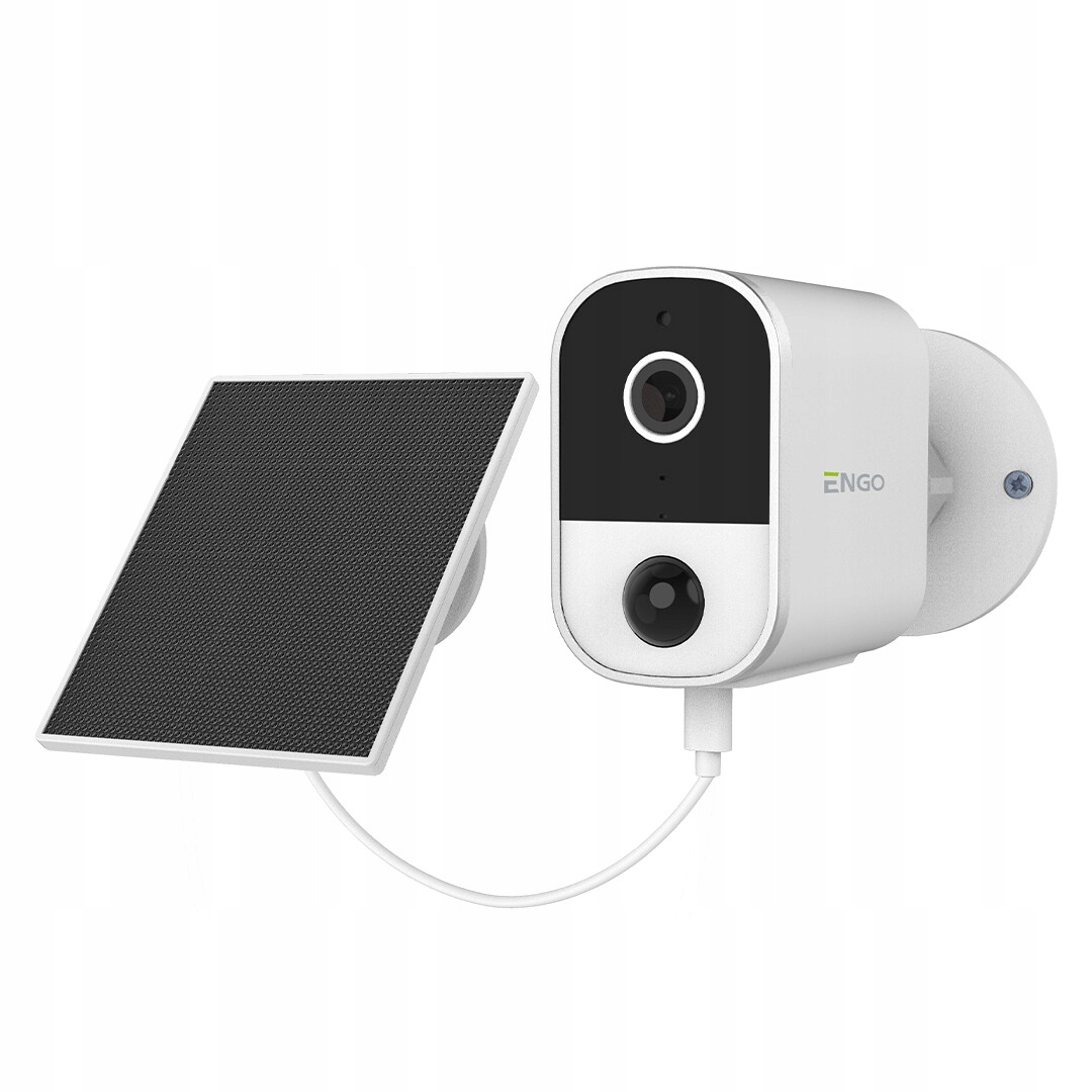 Smart kamera s batériou a solárnym panelom, Engo Ecam-solar, Wi-Fi, 4MP