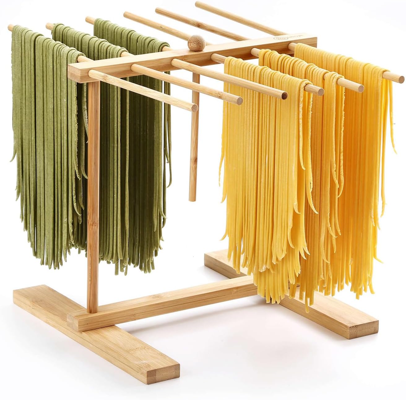 Sušák Na Těstoviny Dřevěný 12 Ramen Skládací