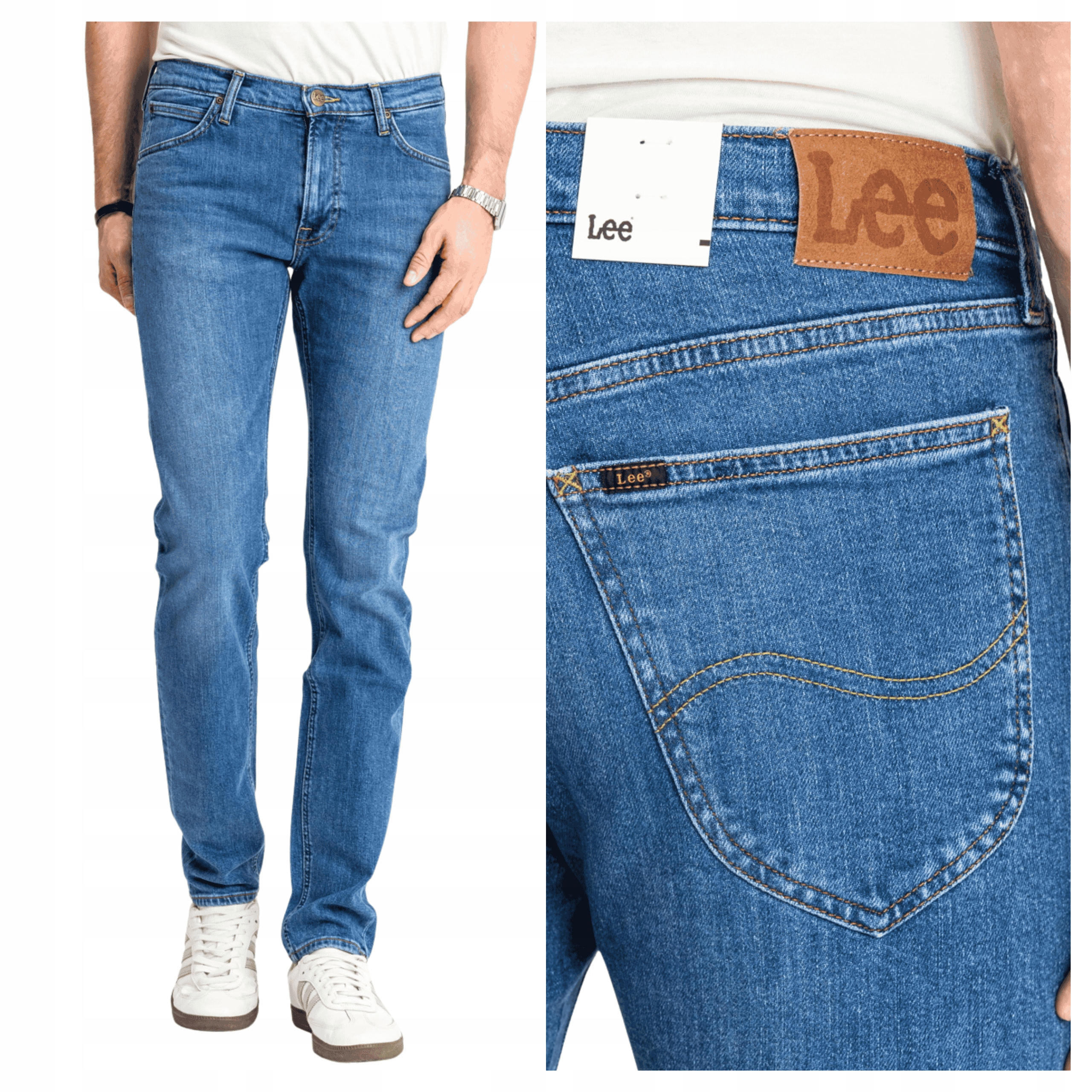 Pánské Džínové Kalhoty Lee Daren Zip Fly W38 L32