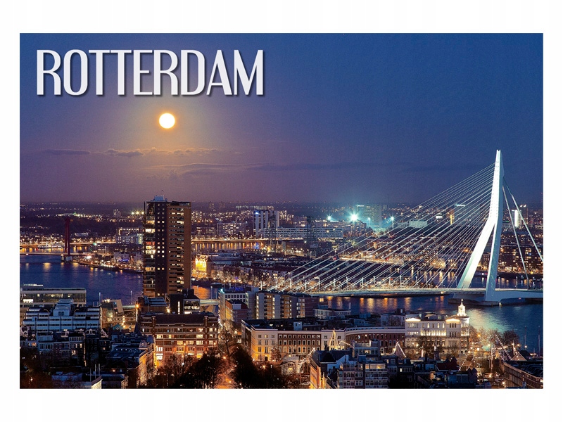 

Rotterdam Miasto Panorama Magnes na lodówkę