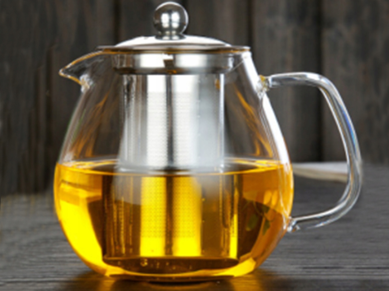Konvice Skleněný Džbán Na Čaj Bylina Vařič Skleněný Dárek 6