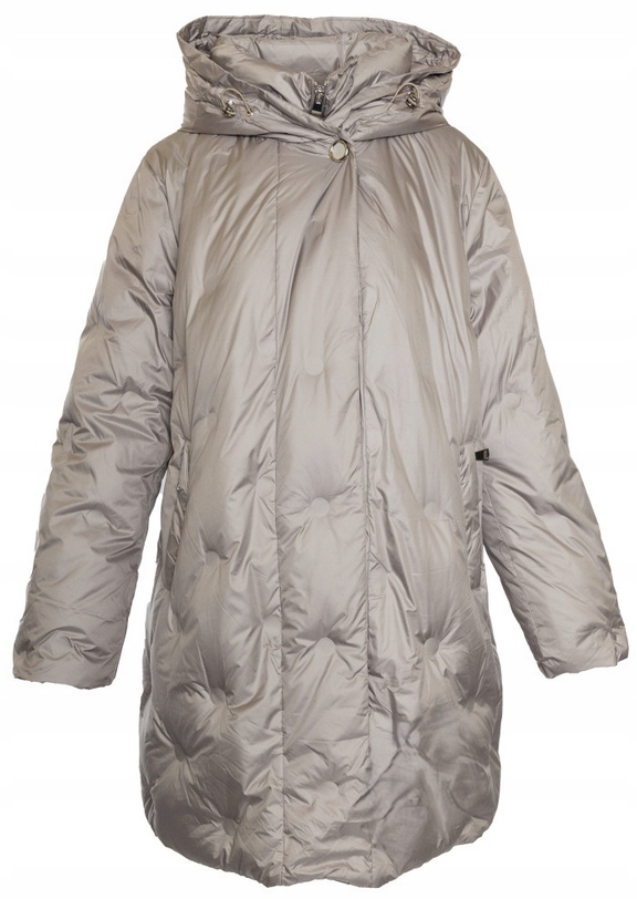 Dámská Prošívaná Bunda Fango Šedá Popelavá XL/42