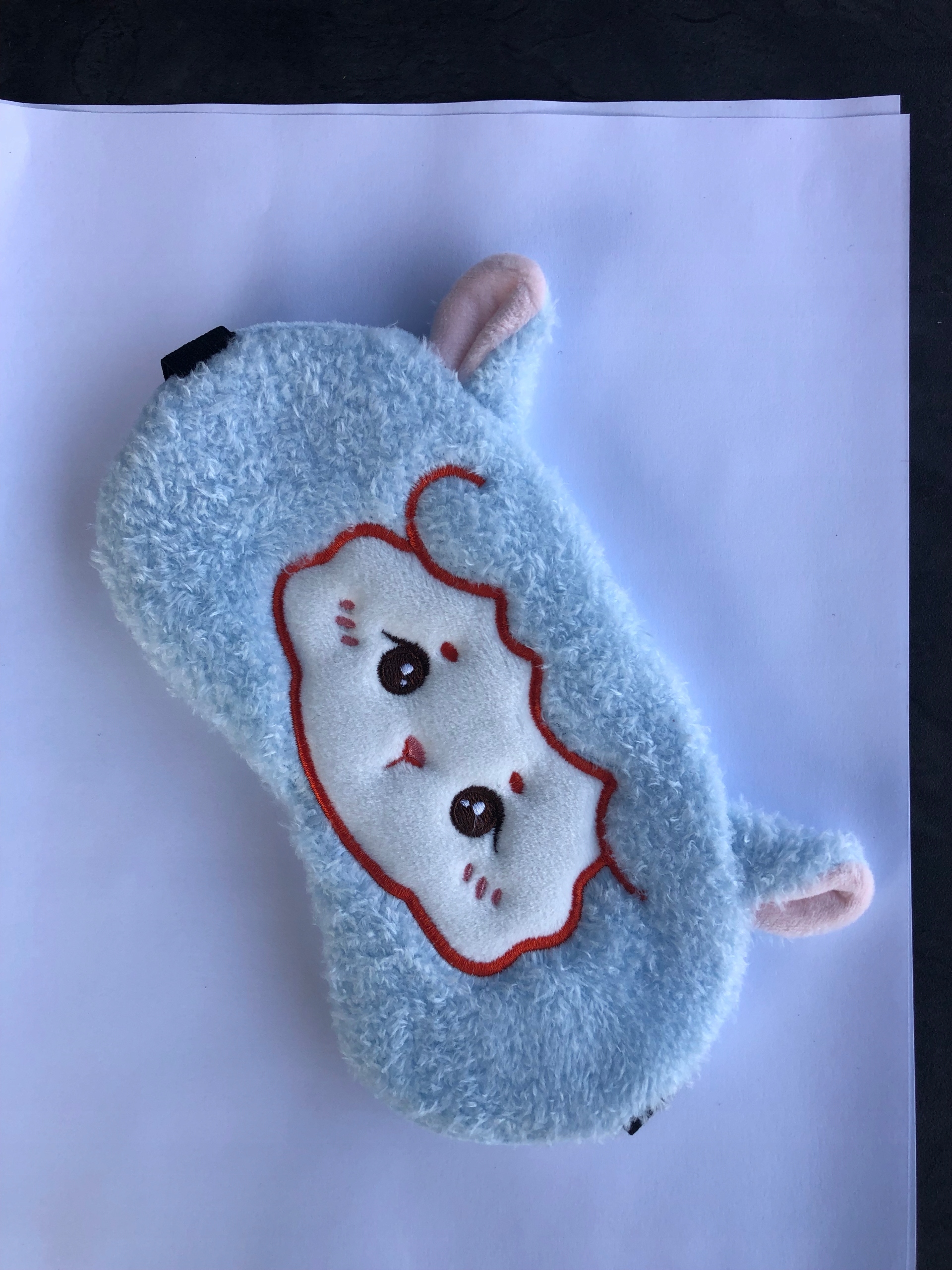 OPASKA NA OCZY MASKA DO SPANIA SNU RELAKSU owca OWIECZKA OLDMAN PLUSZOWA Płeć uniseks