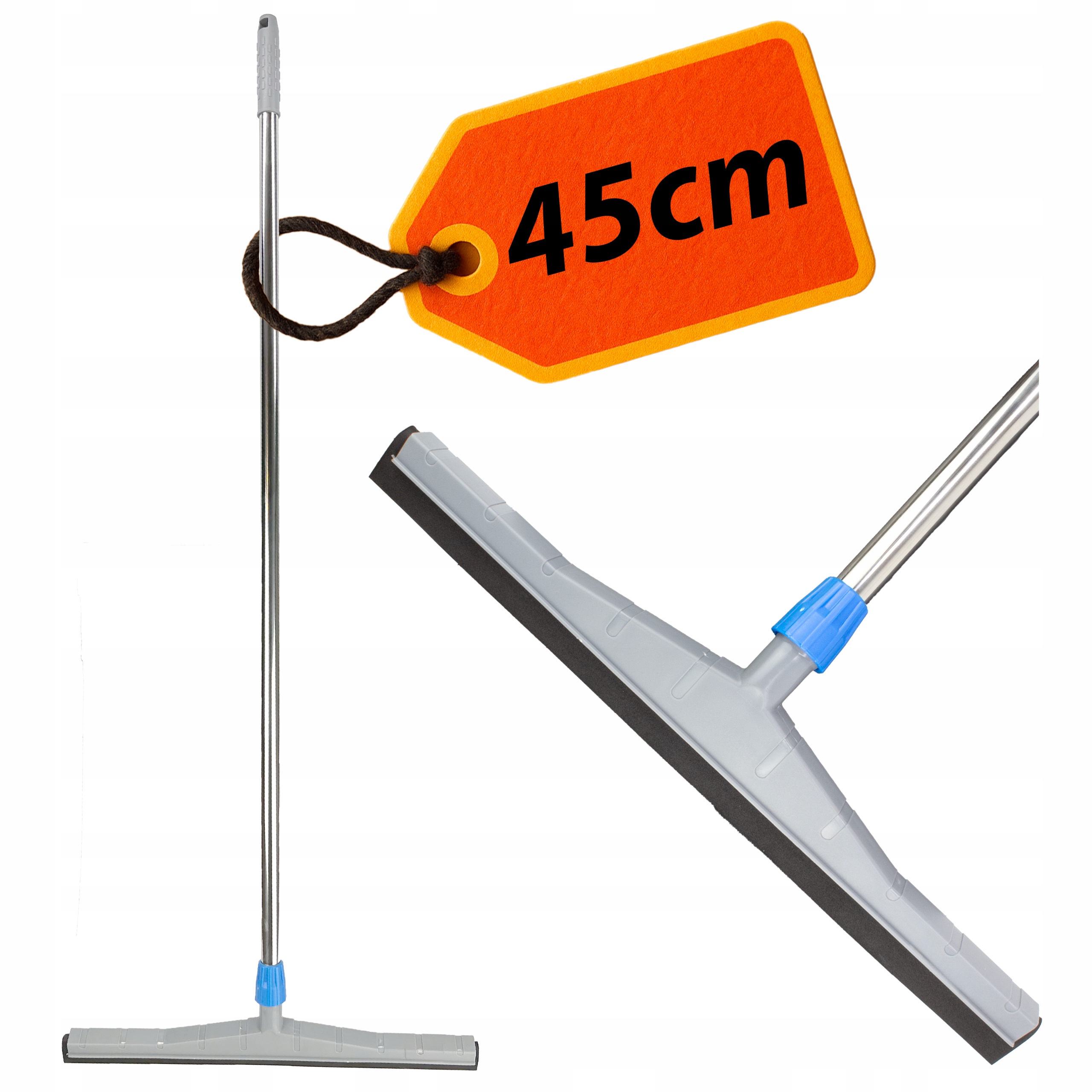 Levně Odstraňovač Vody Z Podlah – 45 cm – Pěna Nerezová Rukojeť