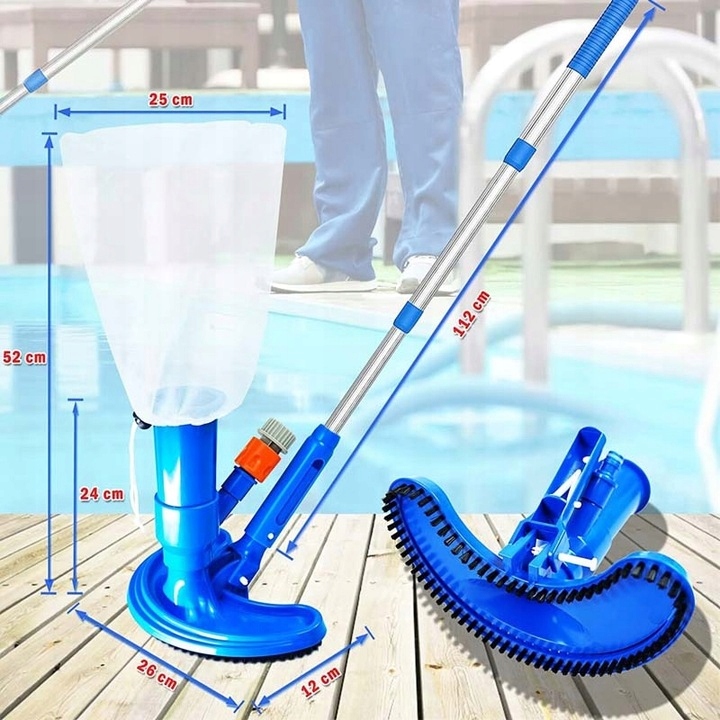 ODKURZACZ DO CZYSZCZENIA DNA BASENU OCZKA WODNEGO SIATKA ZESTAW EAN (GTIN) 5906280633257