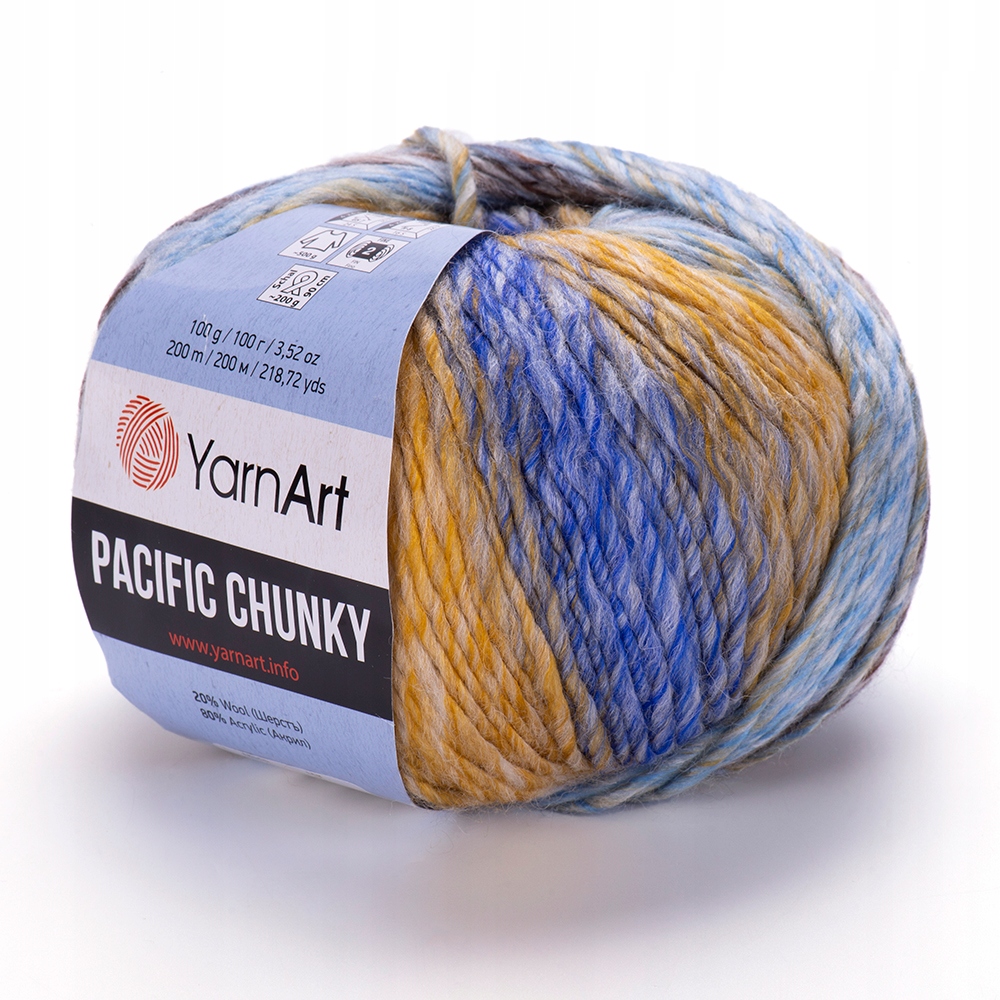 Włóczka YarnArt PACIFIC CHUNKY 100g/200m wełna 309 11608099179 Allegro.pl