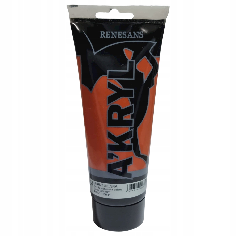 Farba akrylowa 200ml, siena palona, Renesans NR 24 Kod producenta 5900310008046