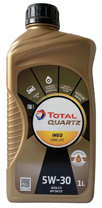 

Total Quartz Ineo Long Life 5W30 1L Acea A3/B4 1L