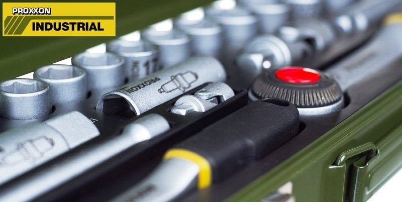PROXXON ZESTAW DLA MECHANIKÓW 8 – 34MM 29 CZĘŚCI GRZECHOTKA NASADKIPR23000 Waga produktu z opakowaniem jednostkowym 5.95 kg