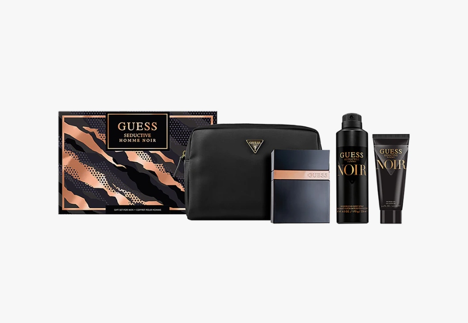 Guess Seductive Homme Noir Men Zestaw Prezentowy Dla Mężczyzn 4w1