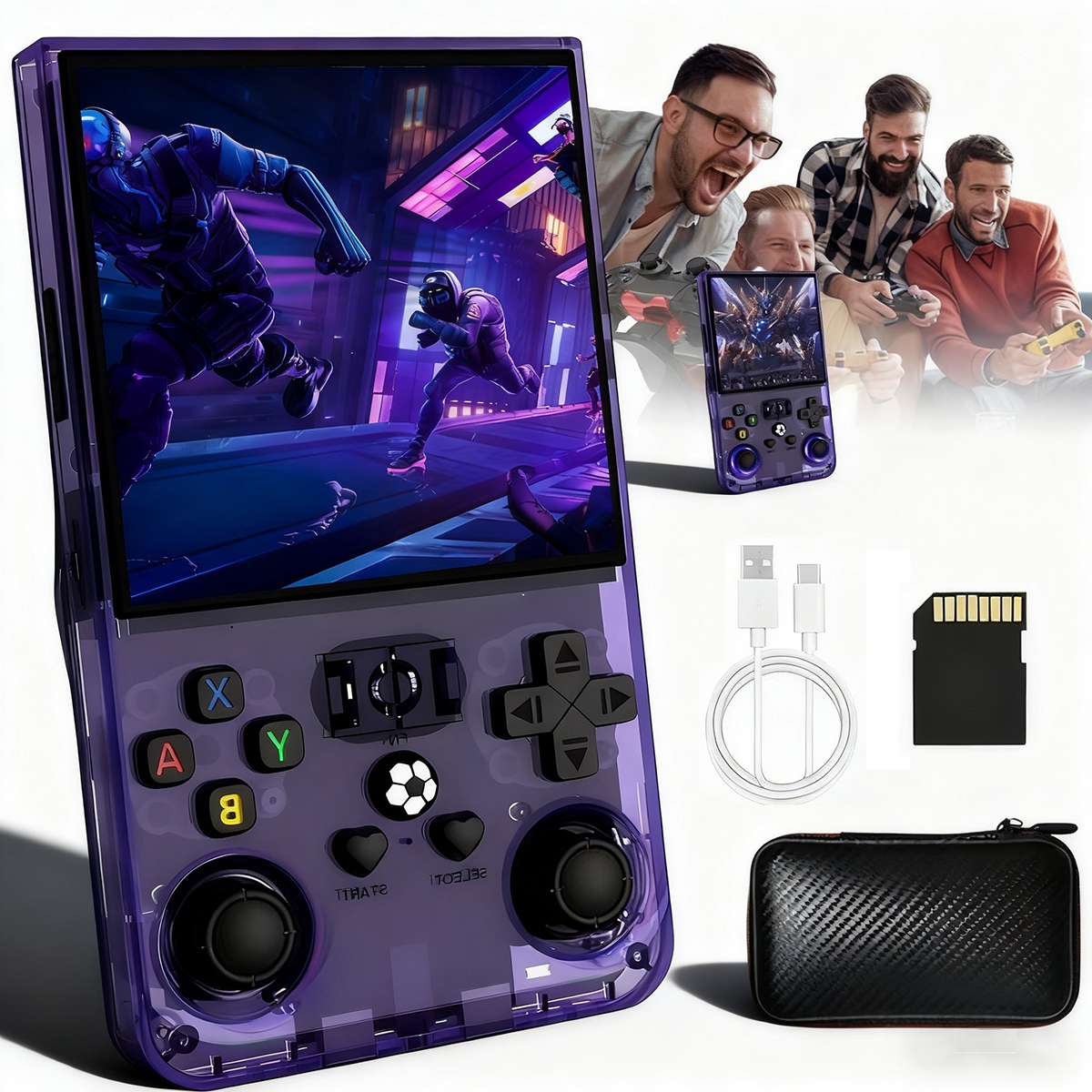 Mobilna Konsola Do Gier Retro 18000+ Gier Ekran Ips 4 Cala Płynne Działanie