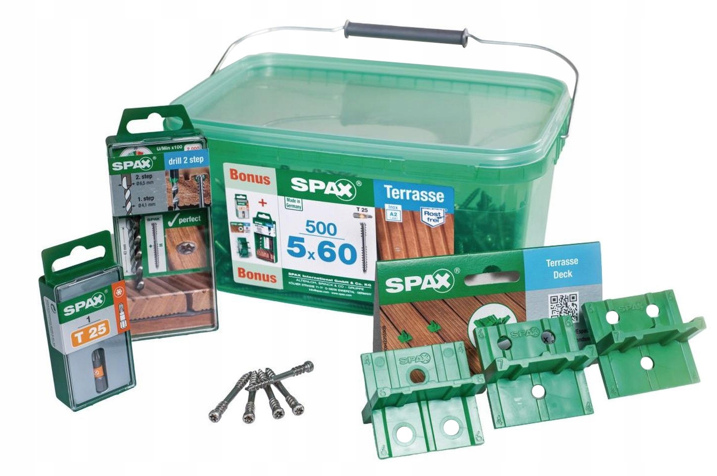 

Spax wkręty do deski tarasowej 5x60mm 500 Bonus S