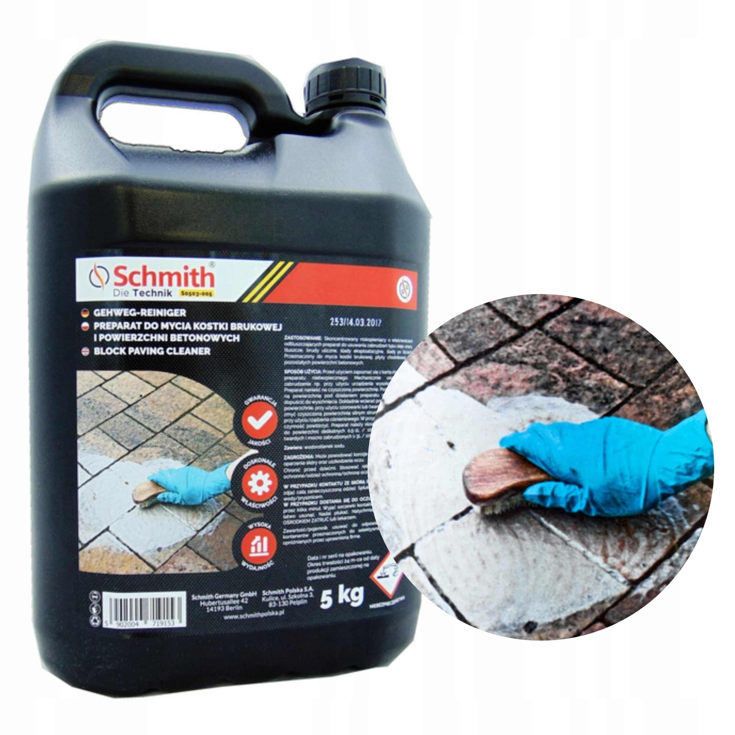 Levně Schmith Přípravek Na Mytí Dlažebních Kostek Na Čištění Dlažby