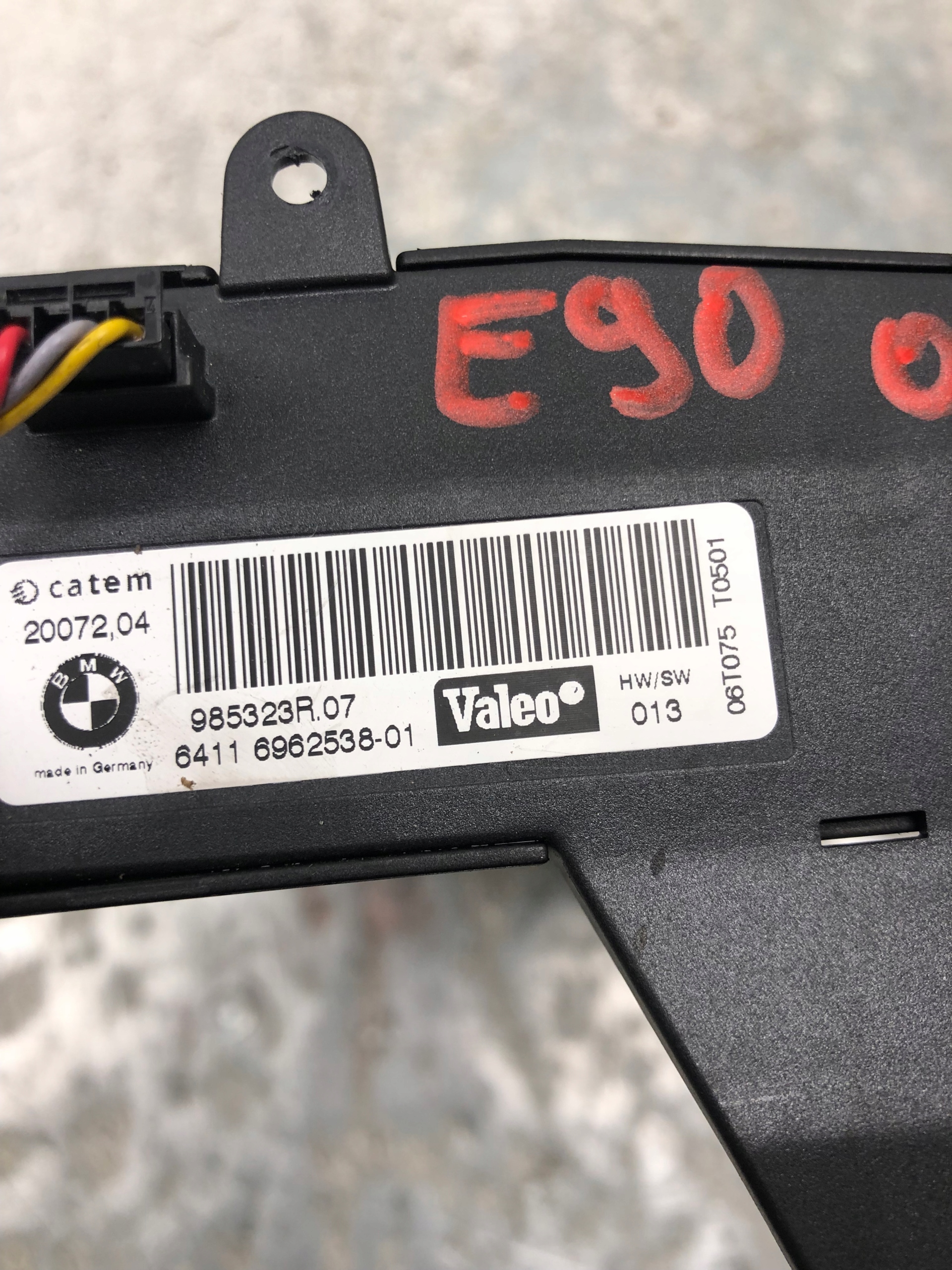 heater electrical BMW E90 6962538