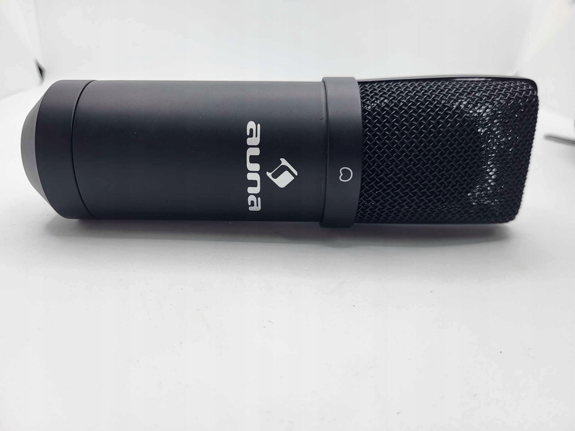 Mikrofon pojemnościowy wokalowy Auna MIC-900 usb KARDIOIDALNY Rodzaj pojemnościowy