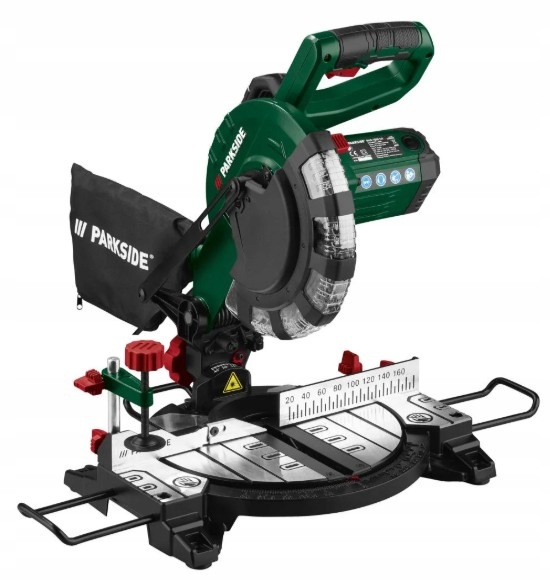 Piła tarczowa ukosowa Ukośnica z laserem Ø210mm 1500W Parkside Pks 1500 C4
