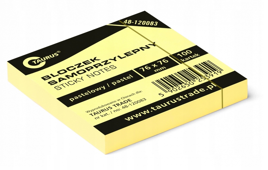 

Karteczki samoprzylepne bloczek Memo 76x76 100 k