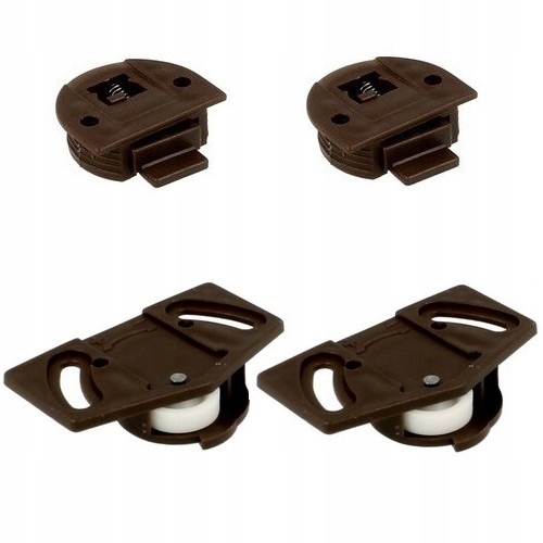 ZACZEP ROLKA WÓZEK KÓŁKO DRZWI PRZESUWNYCH SZAFY SZAF KÓŁKA ROLKI KOMPLET