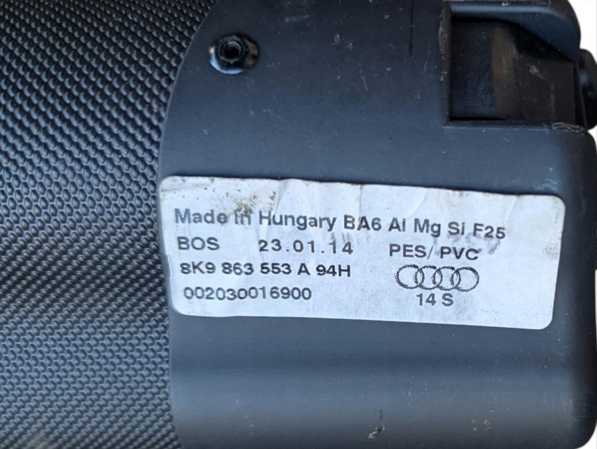 blinds boot Audi A4 B8 facelift 2014 8K9863553A94H