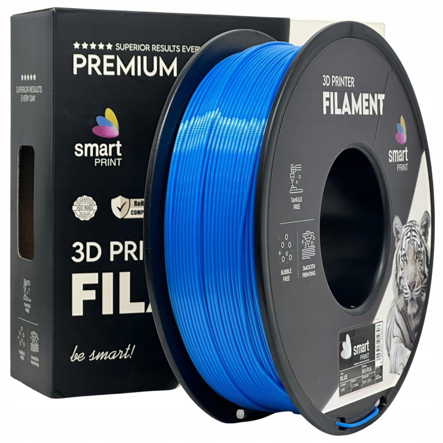 Filament Hs-pla Smart Print 1,75 mm 1 kg 1000 g Niebieski