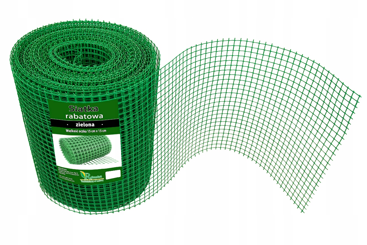 

Siatka Plastikowa Ogrodzeniowa Zielona Pcv 0,4x25m