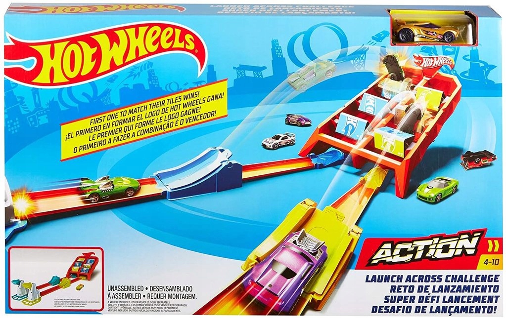 

Hot Wheels Auto Tor Skocznia Do Celu Gra Mattel