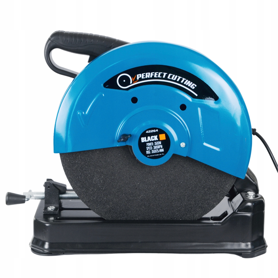 UKOSOWA PRZECINARKA DO CIĘCIA STALI 355 mm TARCZA TARCZA BLACK Marka Black