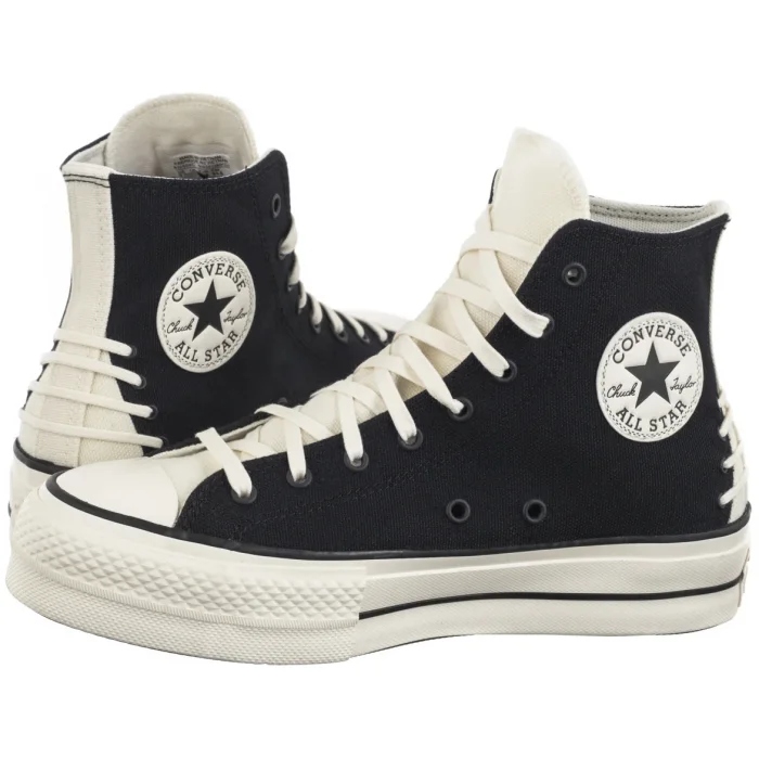 Vysoké tenisky Converse Ctas Lift Hi Black A12552C černé
