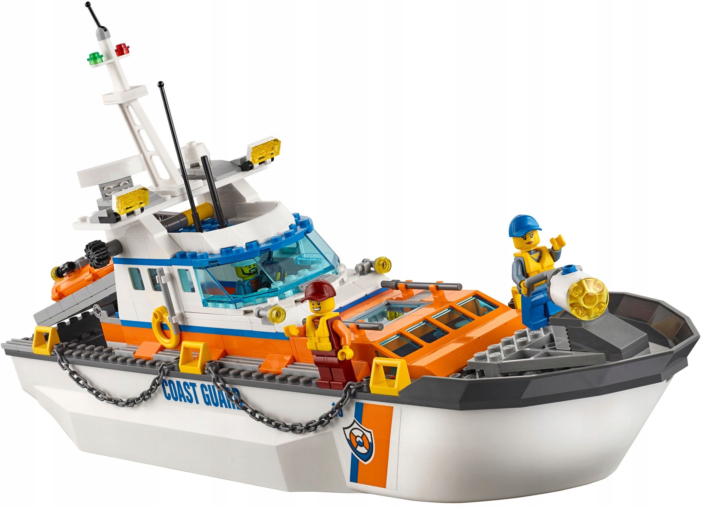 LEGO CITY 60167 Kwatera Straży Przybrzeżnej Statek Helikopter Łódka Rekin Nazwa zestawu Kwatera Straży Przybrzeżnej