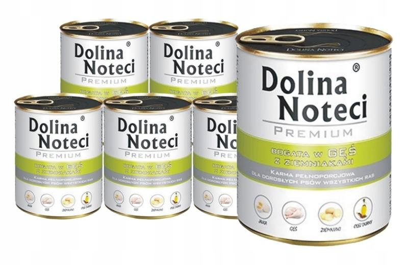 Levně Vlhké Krmivo pro psa Dolina Noteci Premium Husa 12x800g Bezobilné