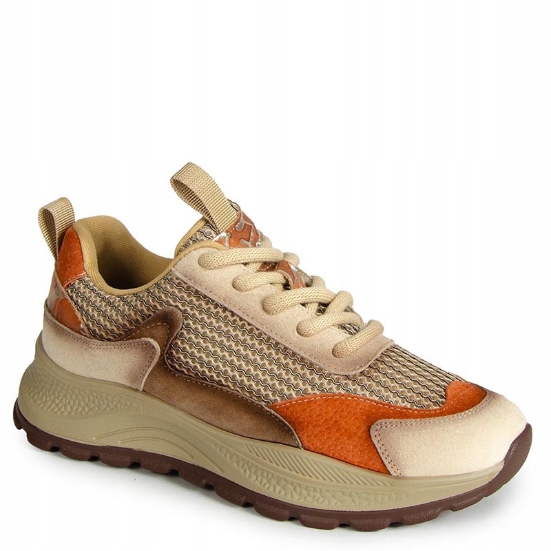 Cambell 26-98323BG Béžové Kožené Tenisky 40