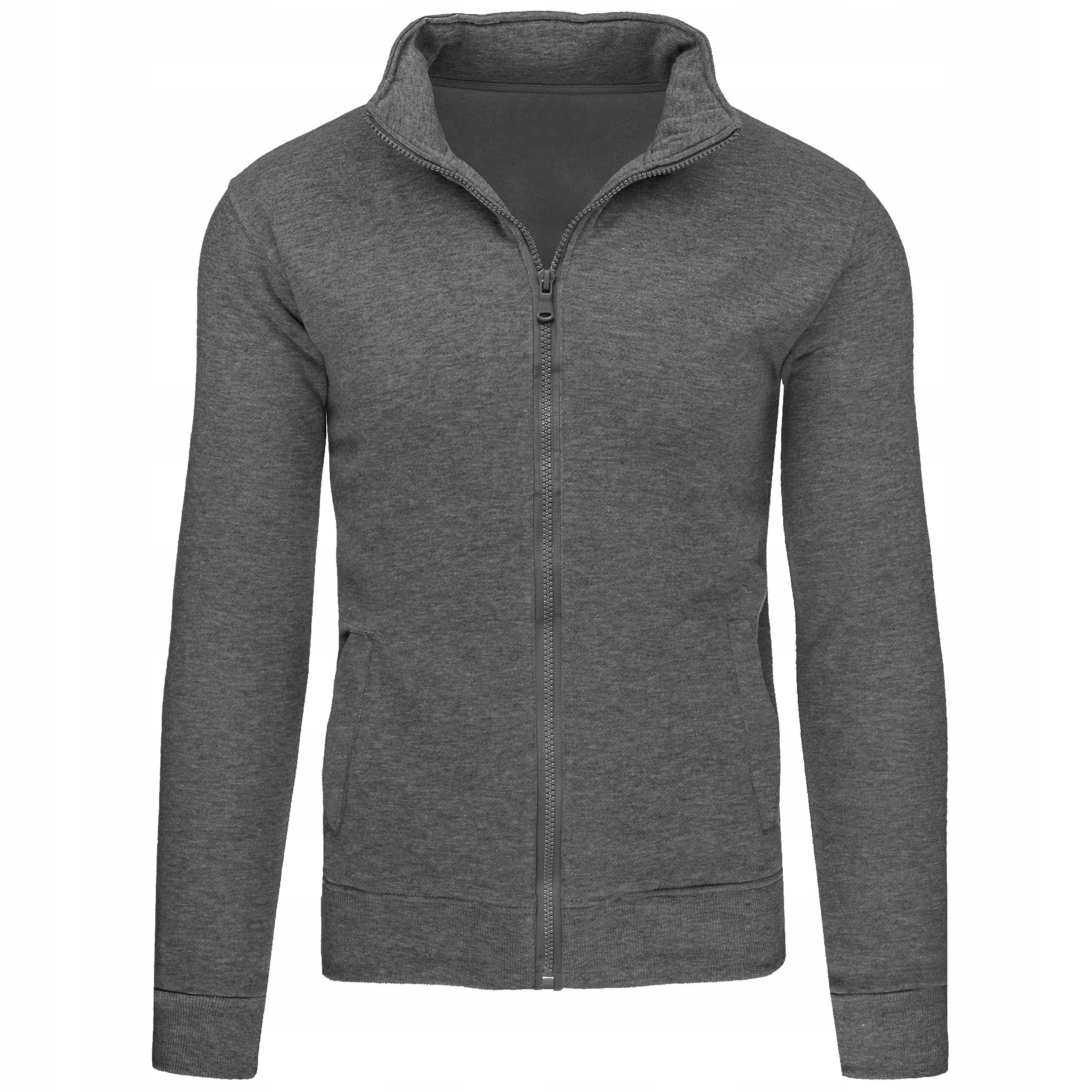 BLUZA MĘSKA ROZPINANA BEZ KAPTURA roz. XL