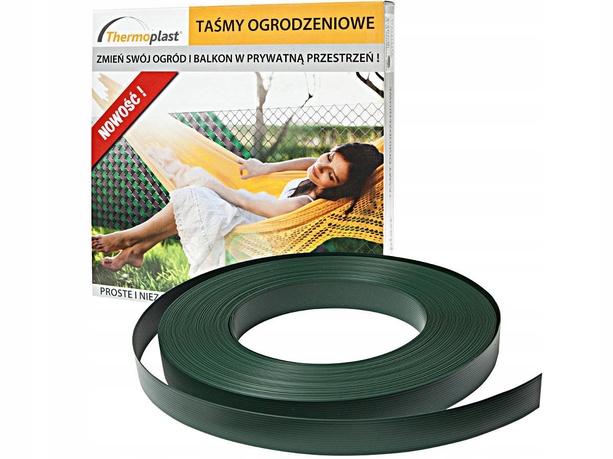 

Taśma Ogrodzeniowa Osłona Na Panele Zielona 50m