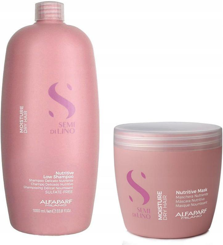 Alfaparf Semi DI Lino Hydratační Sada Šampon 1 L Maska 500