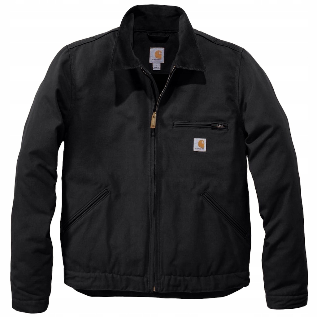 Pánská bomber bunda Carhartt Iconic J01 Duck Detroit Jacket černá XL