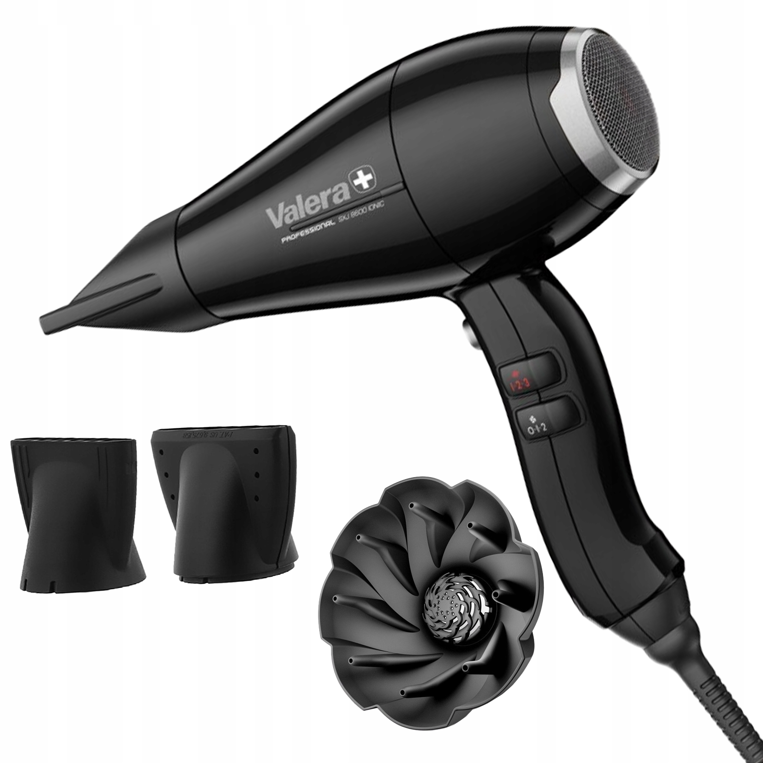 Valera Suszarka Swiss Silent 8600 Black Rc 2400W Dyfuzor