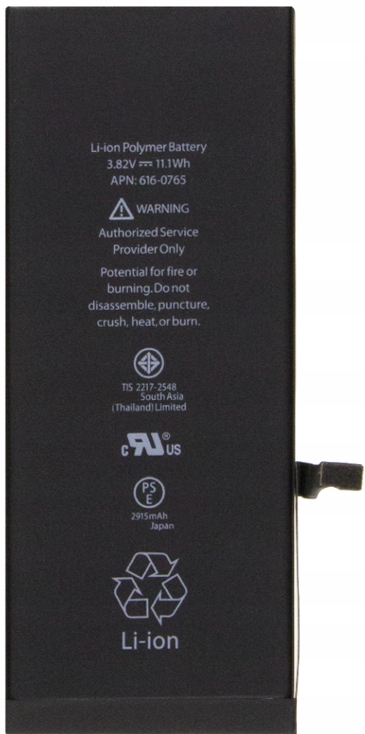 

Bateria do Apple Iphone 6S Plus l Apn 616-00045