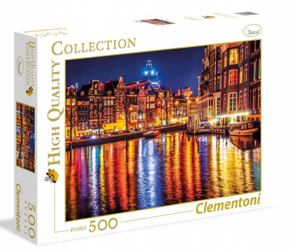 

Clementoni 35037 Puzzle 500 Amsterdam Nocą