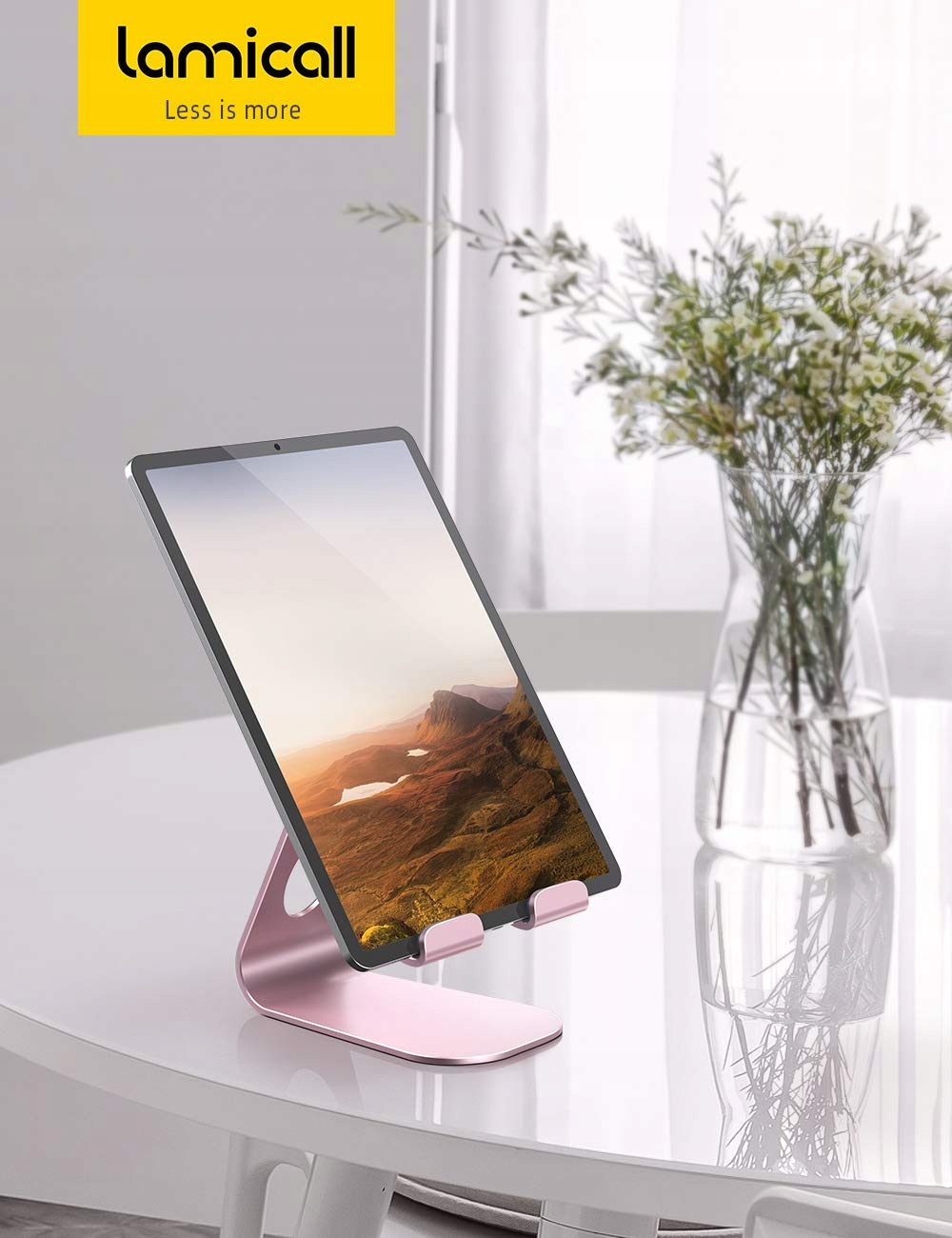 LAMICALL Stojak Na Tablet Regulowany Uniwersalny Dla iPad Samsung 4.7-13" — miniatura 7