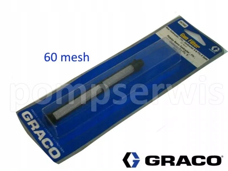 

287032 Graco Filtr do pistoletu 60 mesh(czarny): C