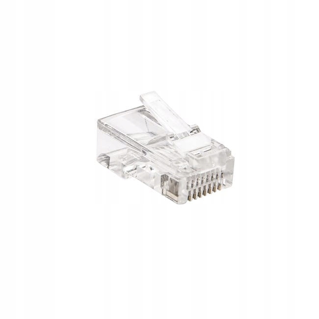 Wtyki Komp Rj45 Cat5E Męskie 12 szt