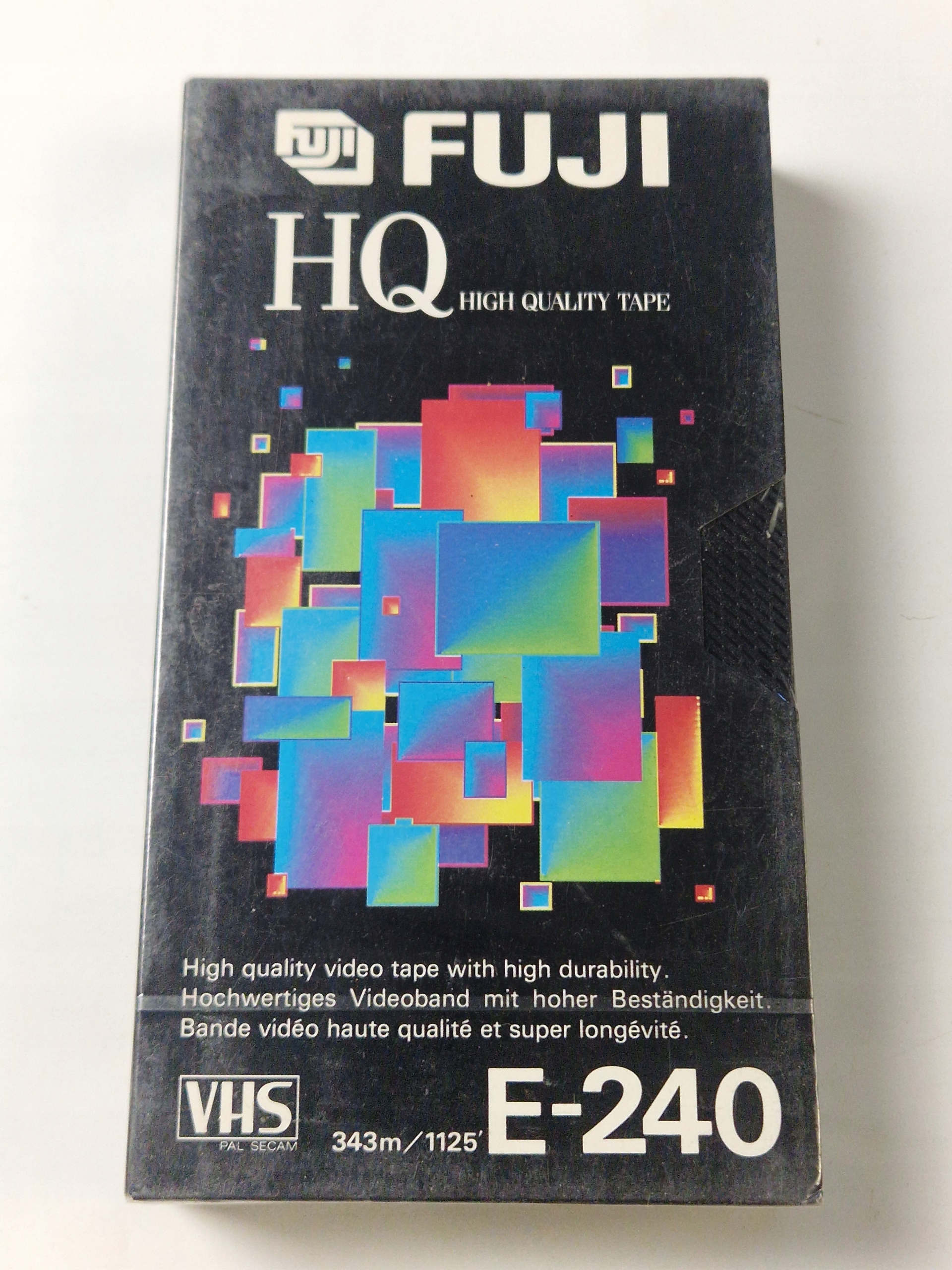 FUJI HQ E-240 KASETA VIDEO VHS MAGNETOWID