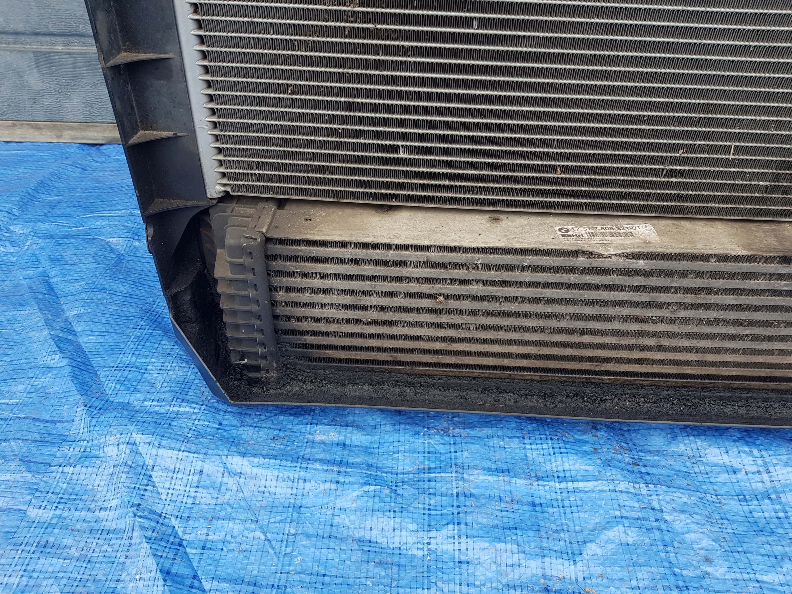 KOMPLET hladnjaci vode KLIMY BMW X6 E71 X5 E70 3.0 D 7809321