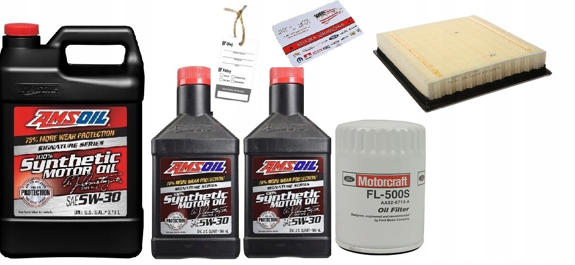 AMSOIL 5W30 + FILTRY FORD EXPEDITION 3,5 15-20