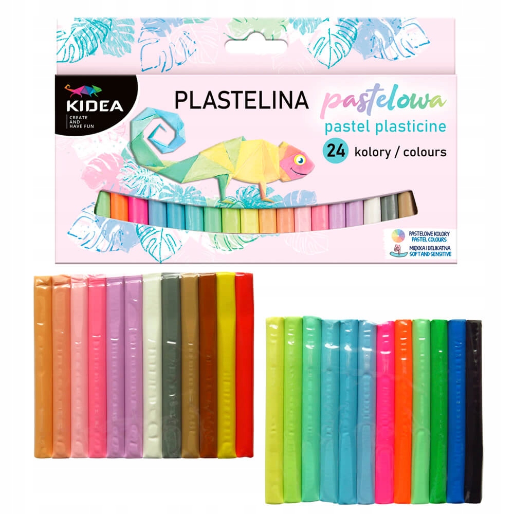 

Derform Plastelina Kidea pastelowe 24