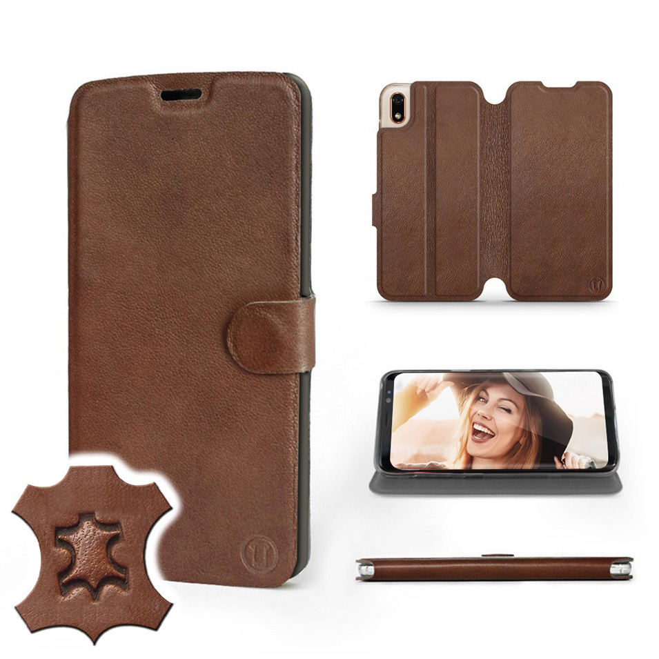 

Etui Mobiwear do Huawei Y5 2019 - Brown Leather